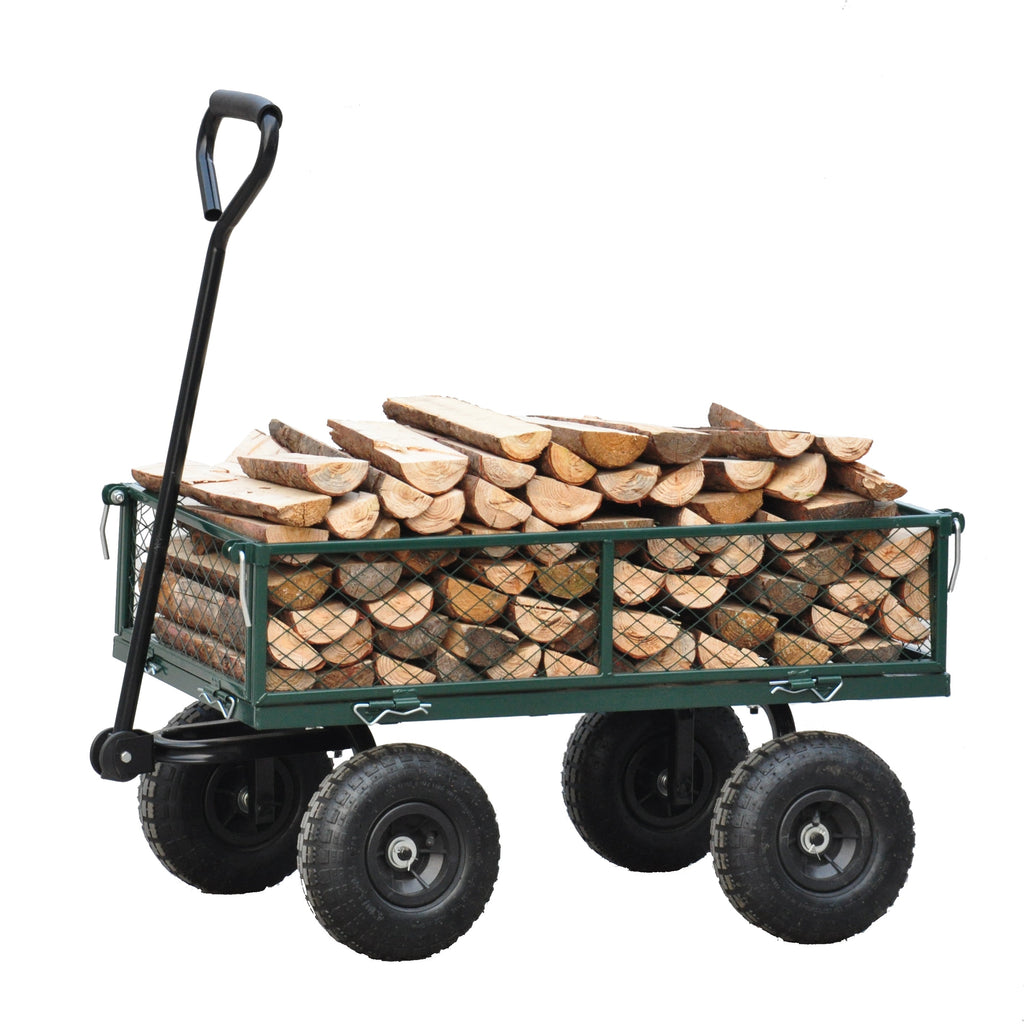 Wagon Cart Garden Cart for Firewood Transport
