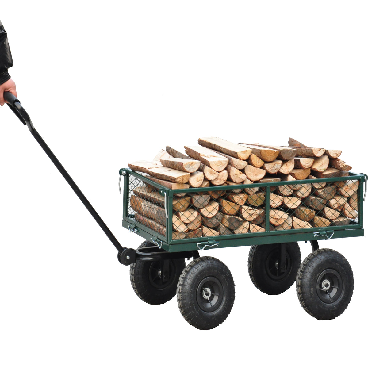 Wagon Cart Garden Cart for Firewood Transport
