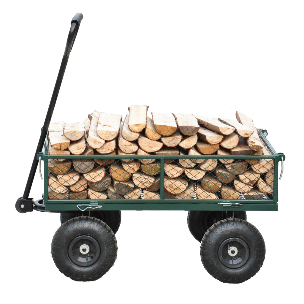 Wagon Cart Garden Cart for Firewood Transport
