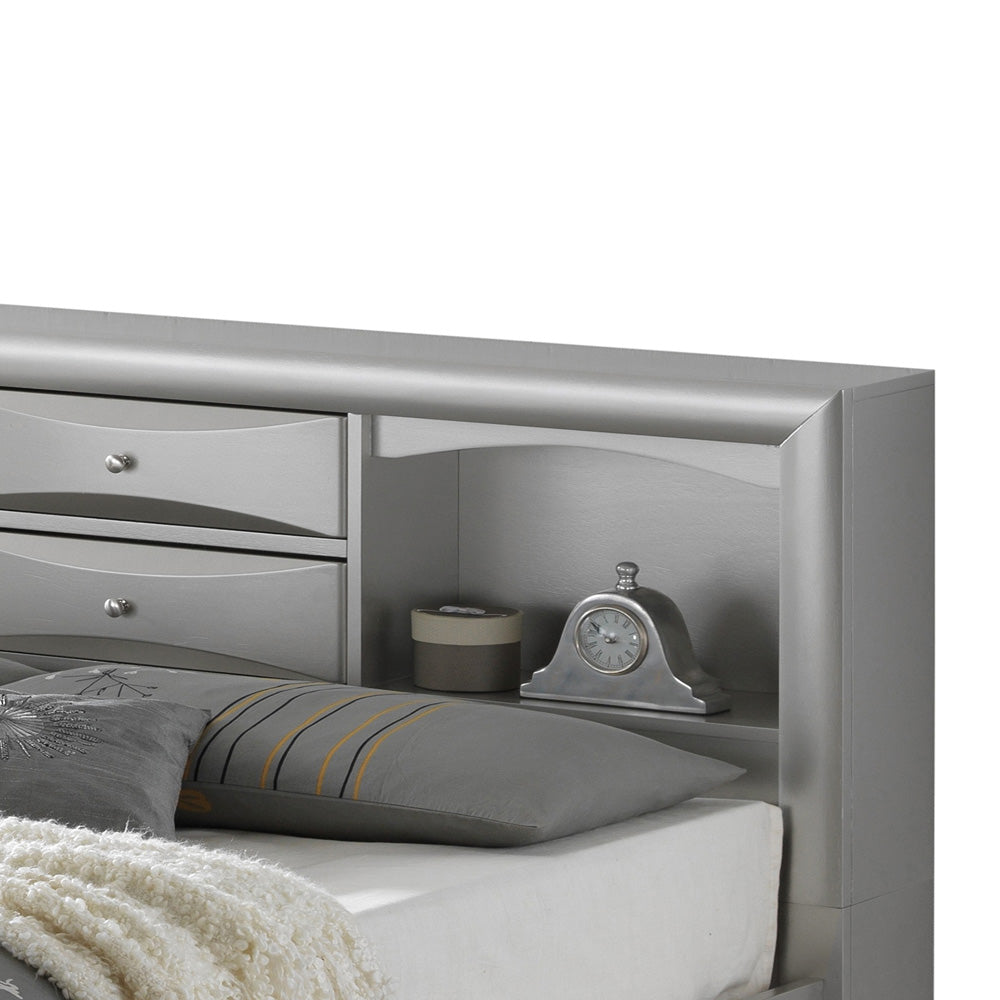 Stylish Full Bed With Hidden Storage