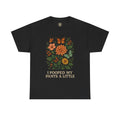Funny Floral “I Pooped My Pants A Little” Shirt – Gildan 5000 Unisex Tee
