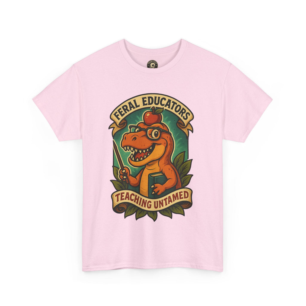 Feral Educators Tee, Fun Teacher Shirt, Unisex Cotton Tee, Gift for Educators, Classroom Apparel, Teacher Appreciation Day