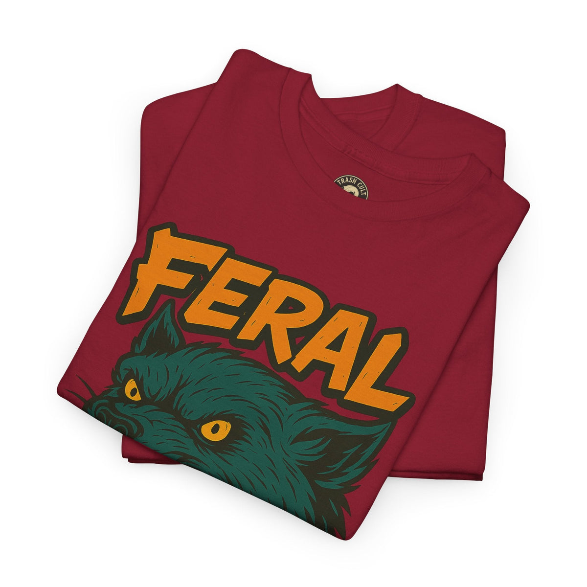FERAL Wolverine Shirt – Trash Cult Graffiti Tee (Gildan 5000)