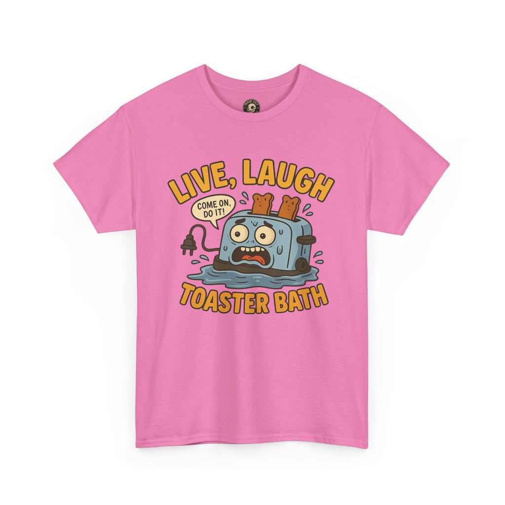 Funny Toaster Bath Tee, Humorous Unisex Shirt, Gift for Friends, Lightweight Cotton Tee, Birthday Party Outfit