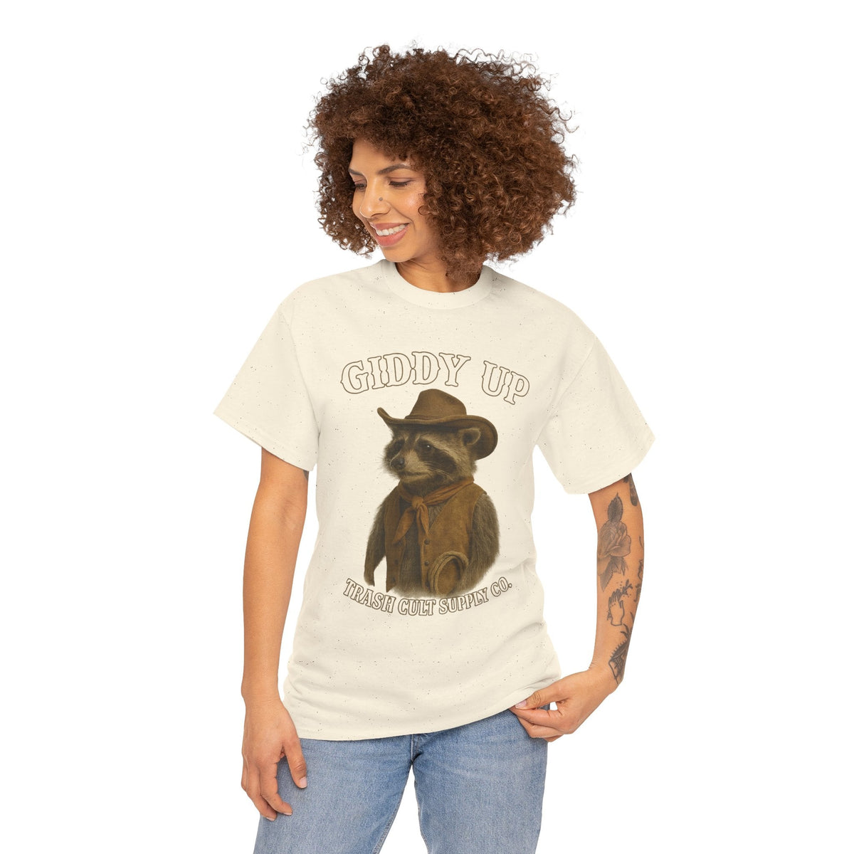 Giddy Up Graphic Tee, Funny Tee, Unisex Cowboy Shirt, Casual Wear, Gift for Him/Her