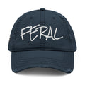 FERAL Distressed Dad Hat – Stay Weird Vintage Cap