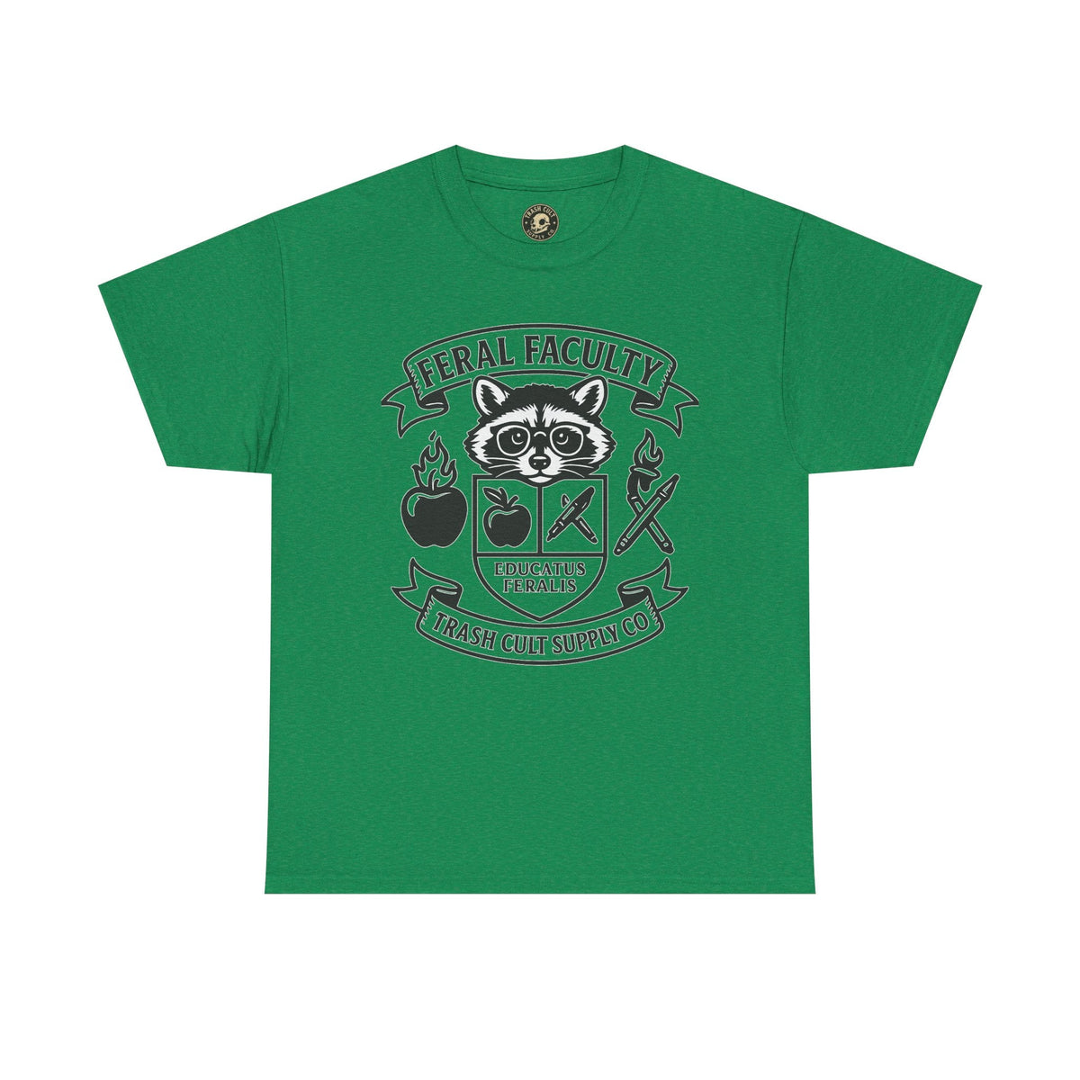 Feral Faculty Tee, Fun Teacher Shirt, Animal Lover Gift, Cool Graphic Tee, Casual Everyday Wear, Unisex Cotton T-Shirt