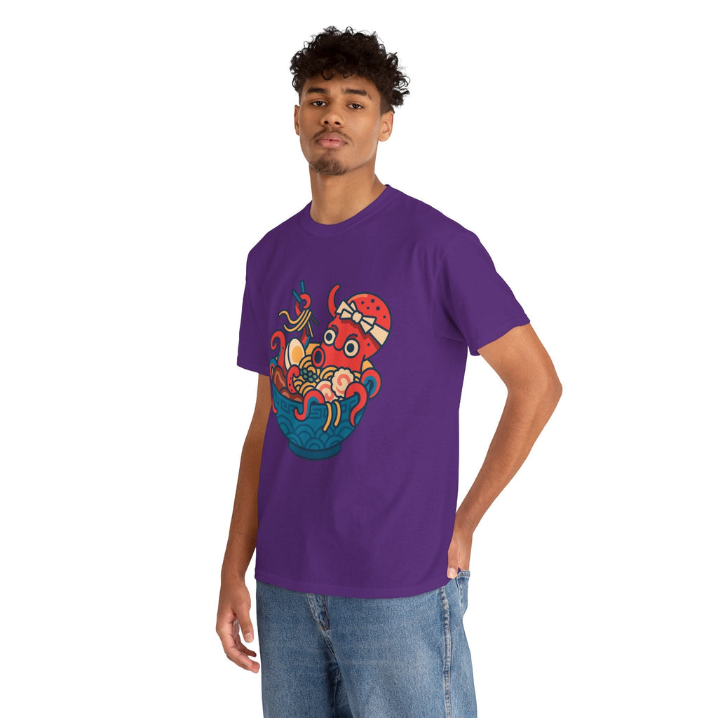 Octopus Ramen Bowl Shirt – Funny Japanese Noodle Graphic Tee
