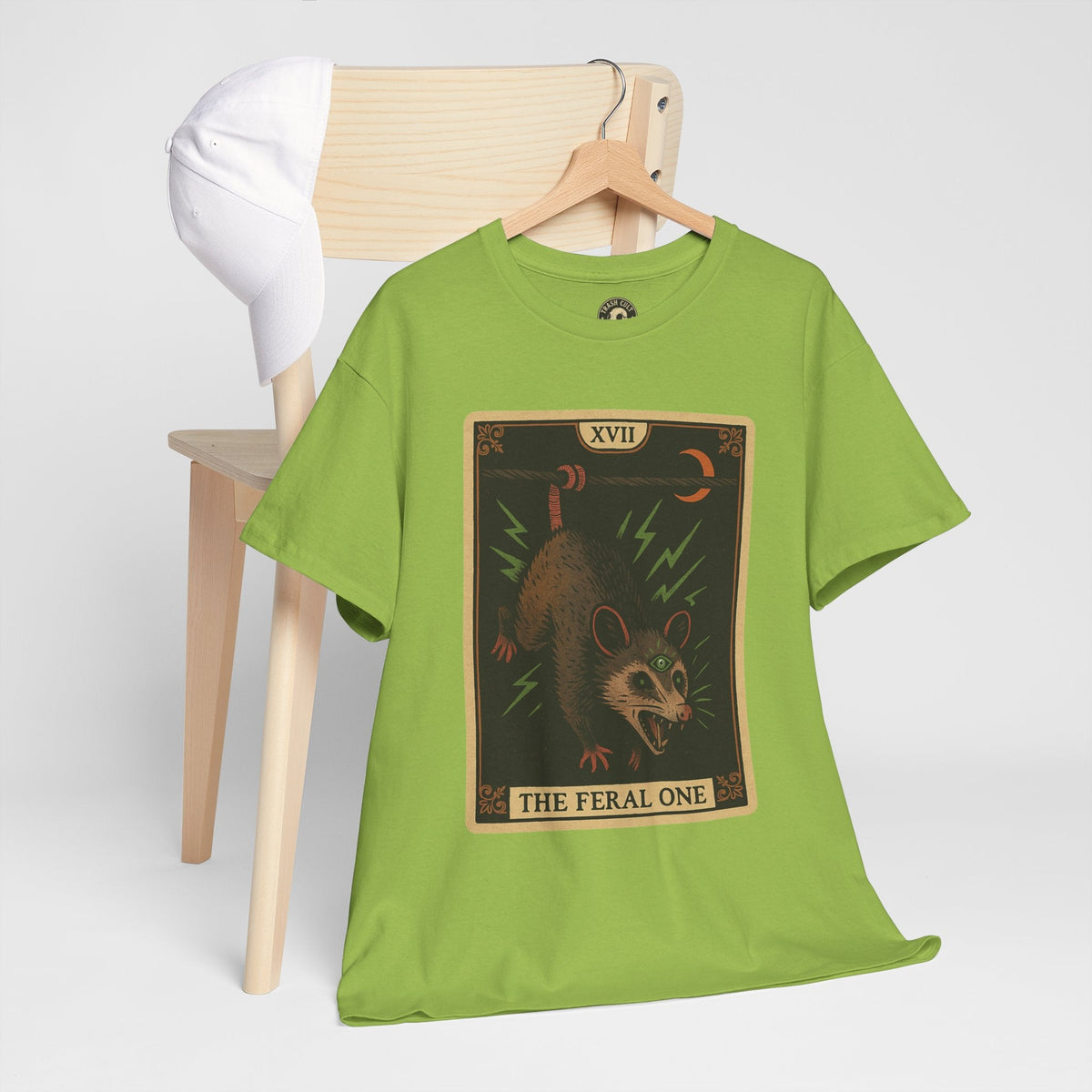 Feral One Graphic Tee - Quirky Unisex T-Shirt, Vintage Inspired, Animal Art, Casual Wear, Gifts for Him/Her