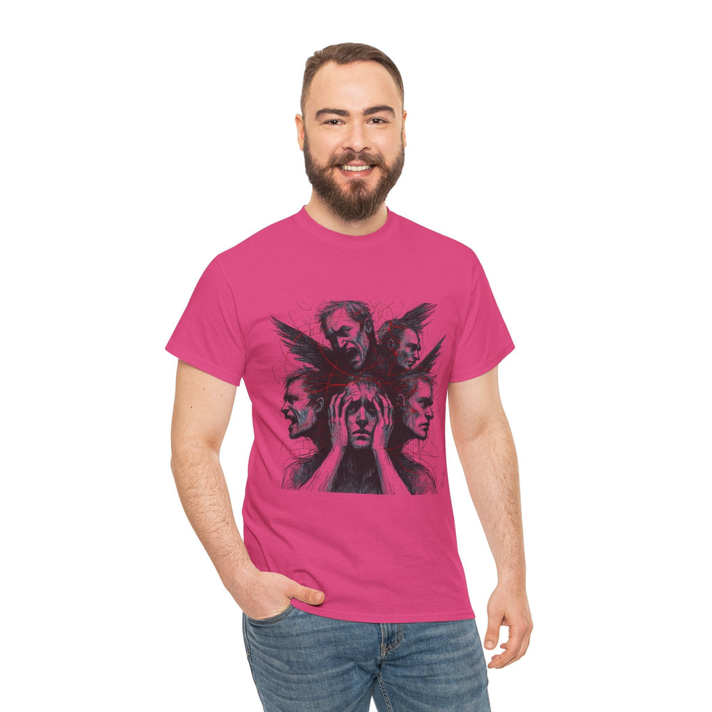 Xian Allen x Trash Cult Shirt – “Loud Inside My Head” | Dark Illustrative Art Tee