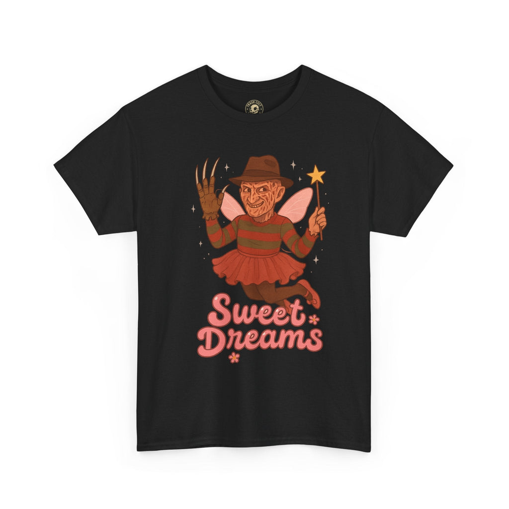 Freddy Krueger Fairy “Sweet Dreams” Funny Horror Parody T-Shirt – Gildan 5000