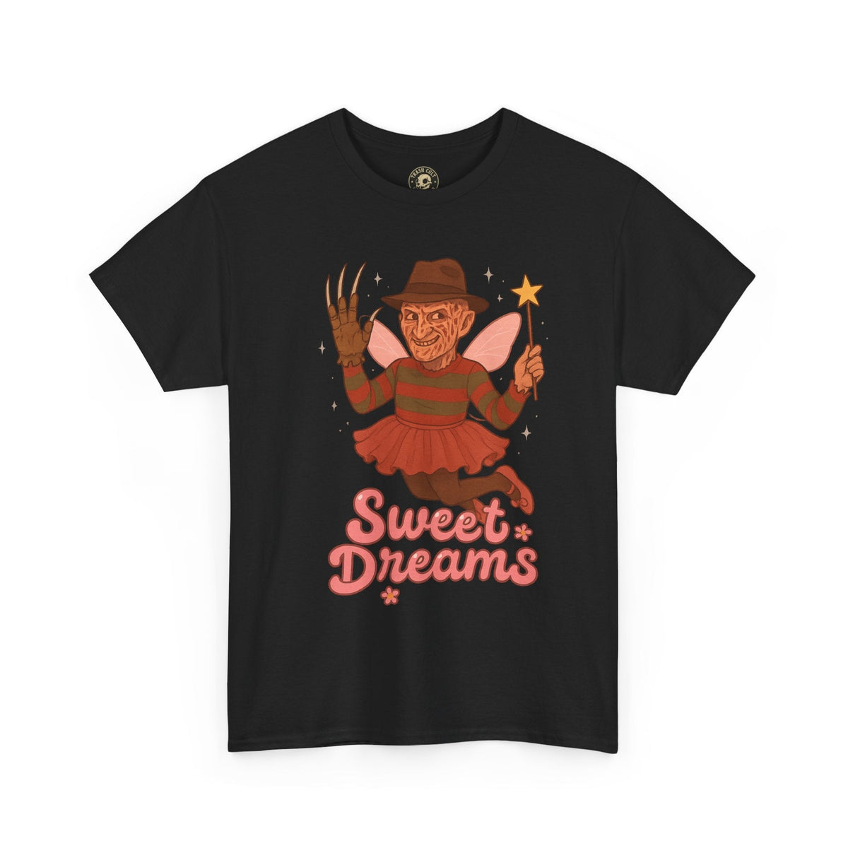 Freddy Krueger Fairy “Sweet Dreams” Funny Horror Parody T-Shirt – Gildan 5000