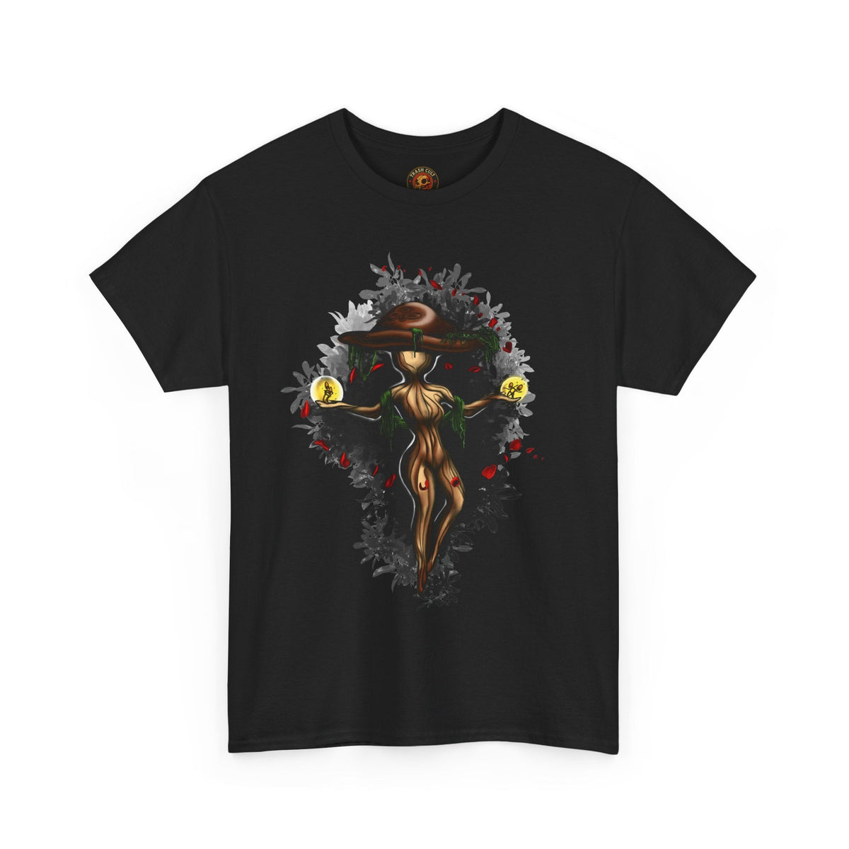 Mushroom Spirit T-Shirt – Lara Davenport x Trash Cult Supply Co. Collab (Gildan 5000)