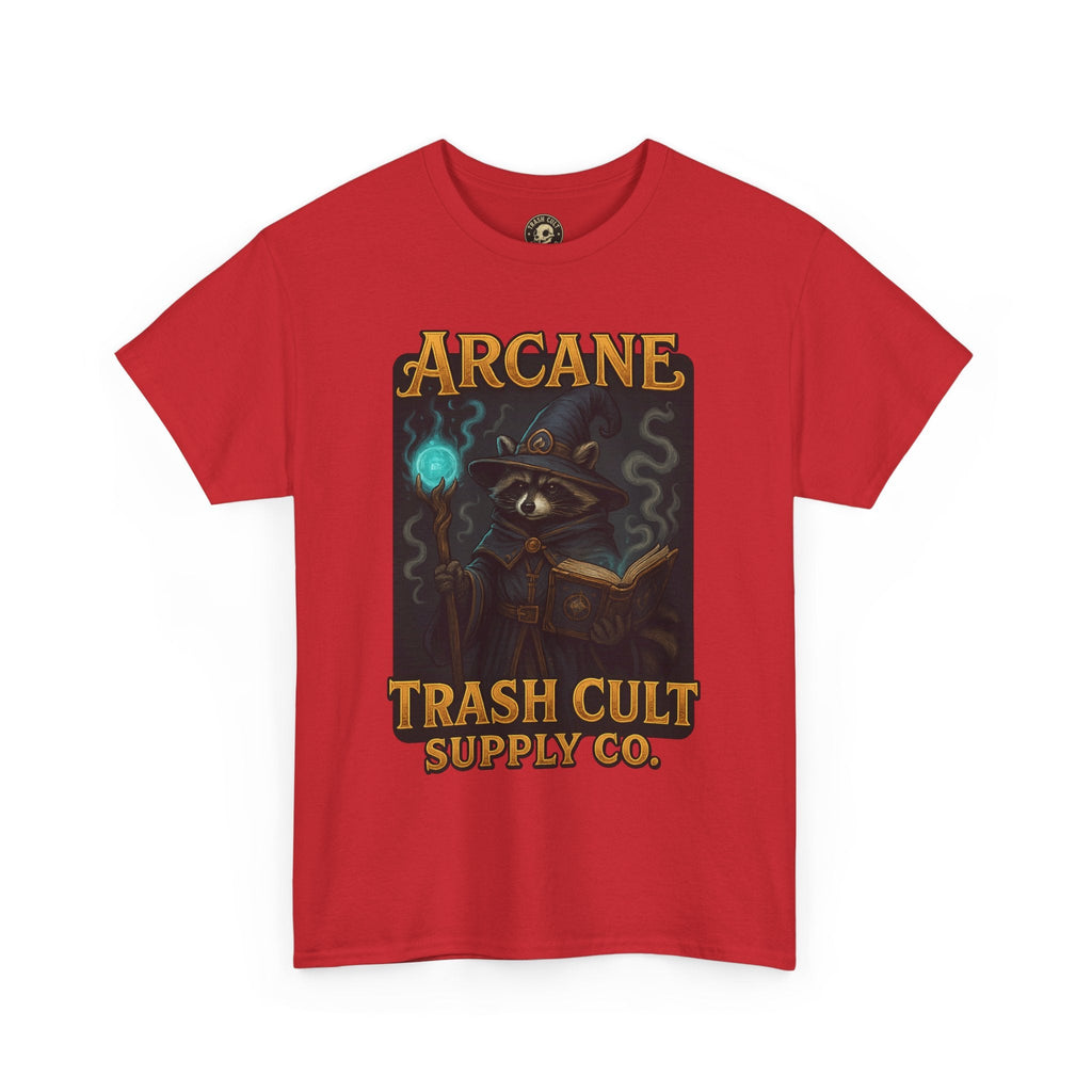 Arcane Trash Cult Unisex Heavy Cotton Tee, Cult Merchandise, Witchy Style, Halloween Tee, Casual Everyday Wear