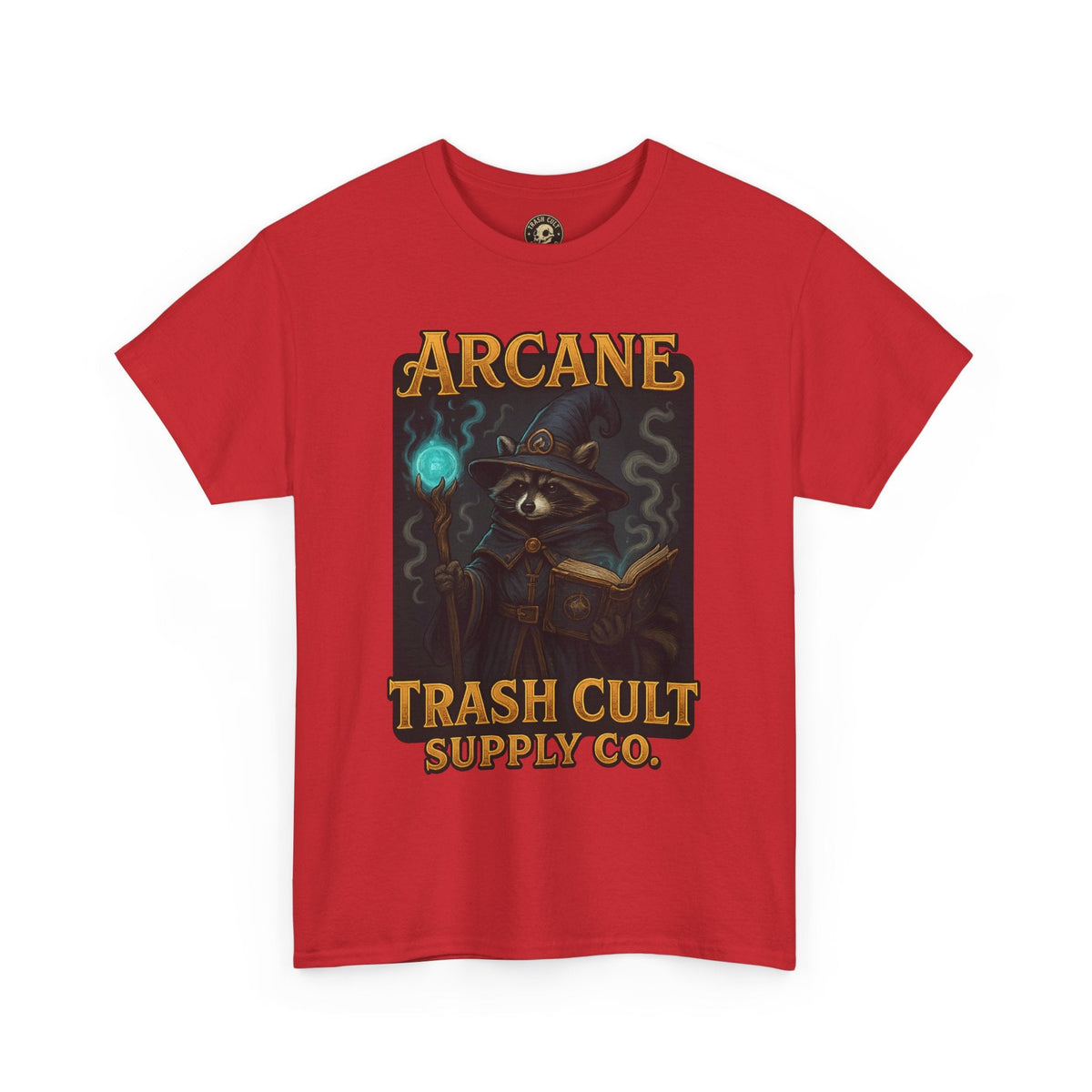 Arcane Trash Cult Unisex Heavy Cotton Tee, Cult Merchandise, Witchy Style, Halloween Tee, Casual Everyday Wear