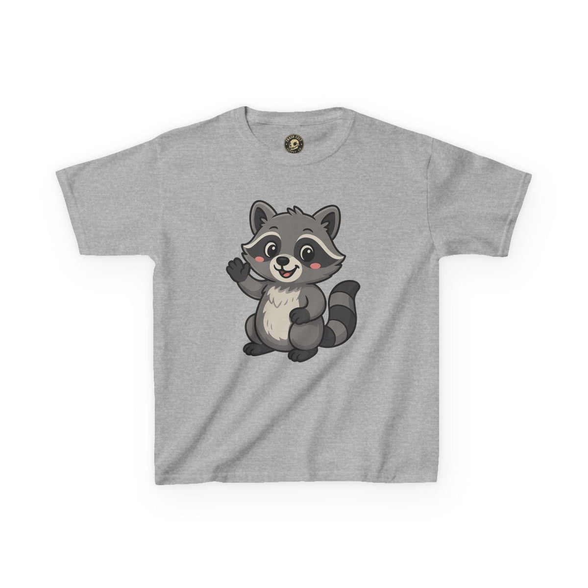 Cute Raccoon Kids T-Shirt, Fun Animal Graphic Tee for Boys and Girls, Birthday Gift, Playful Party Wear, Everyday Casual Shirt, Nature [...]