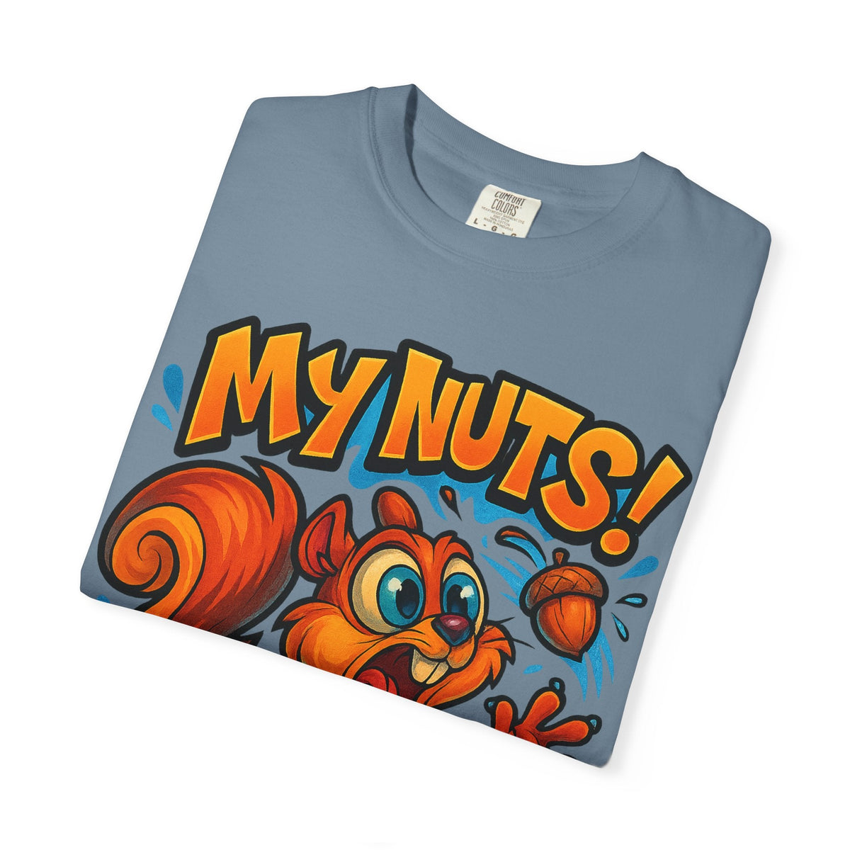 My Nuts! Squirrel Shirt – Funny New School Tattoo Style Tee | Gildan 5000