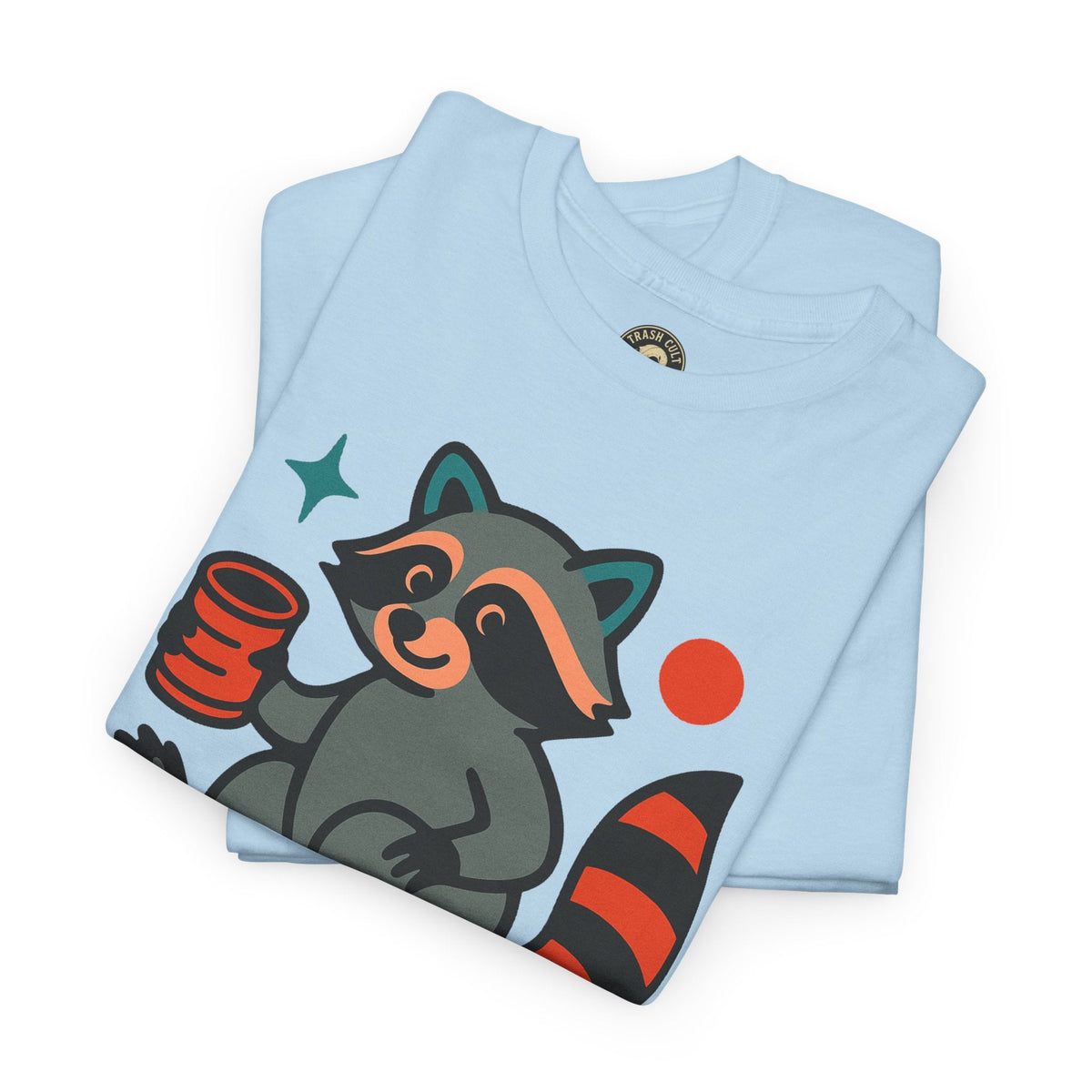 Trash Cult Supply Co. Unisex Heavy Cotton Tee, Eco-Friendly Tee, Gift for Raccoon Lovers, Cute Graphic T-Shirt, Trendy Streetwear, [...]