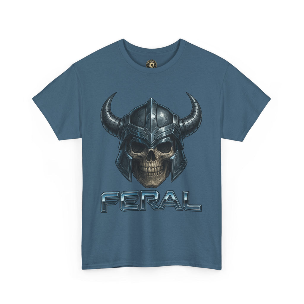 Feral Skull Graphic Tee, Unisex Cotton Shirt, Casual Wear, Gamer Apparel, Unique Gift for Fans