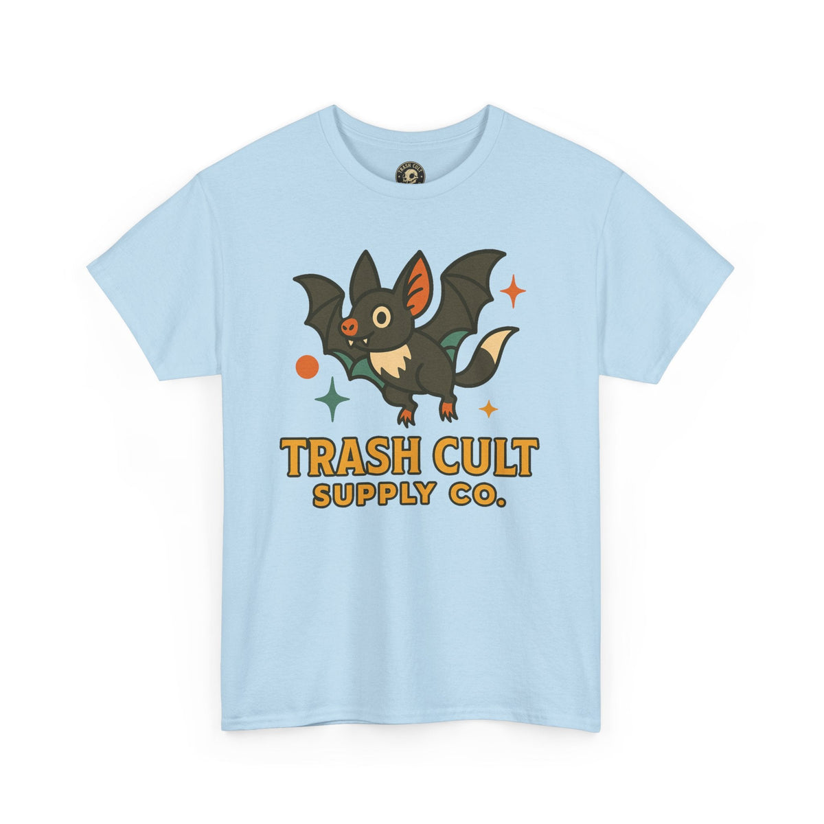 Trash Cult Supply Co. Unisex Heavy Cotton Tee - Fun Graphic Tee for Casual Wear, Perfect Gift for Bat Lovers, Halloween T-Shirt, [...]