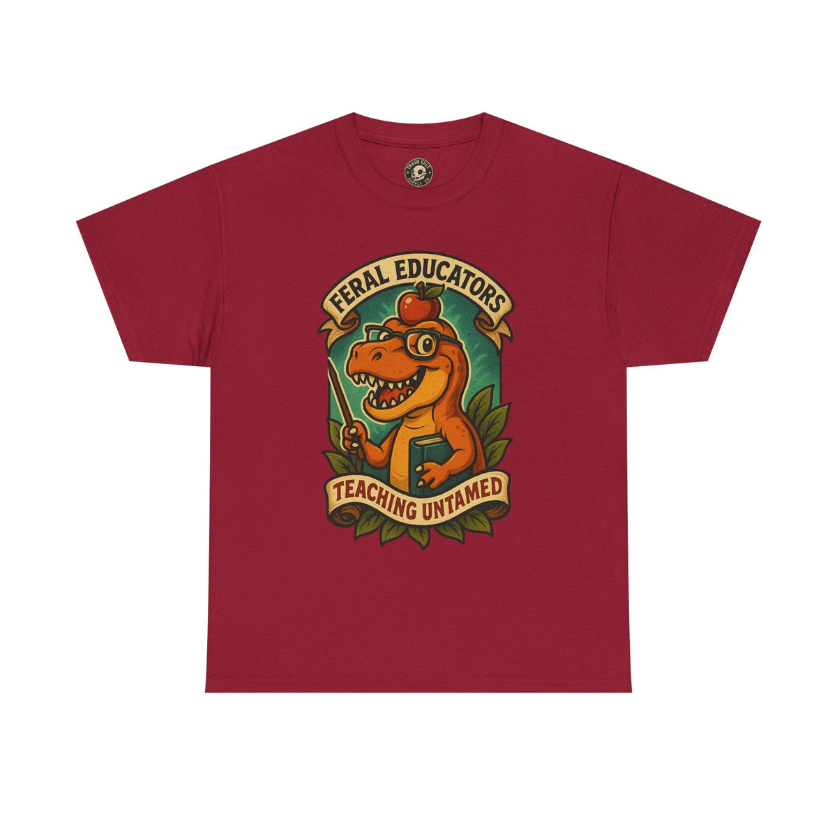 Feral Educators Tee, Fun Teacher Shirt, Unisex Cotton Tee, Gift for Educators, Classroom Apparel, Teacher Appreciation Day