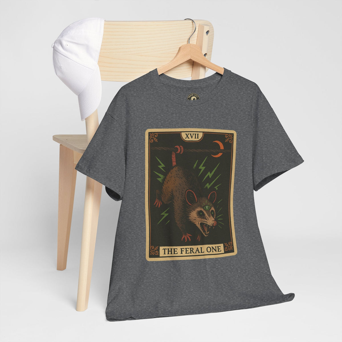 Feral One Graphic Tee - Quirky Unisex T-Shirt, Vintage Inspired, Animal Art, Casual Wear, Gifts for Him/Her