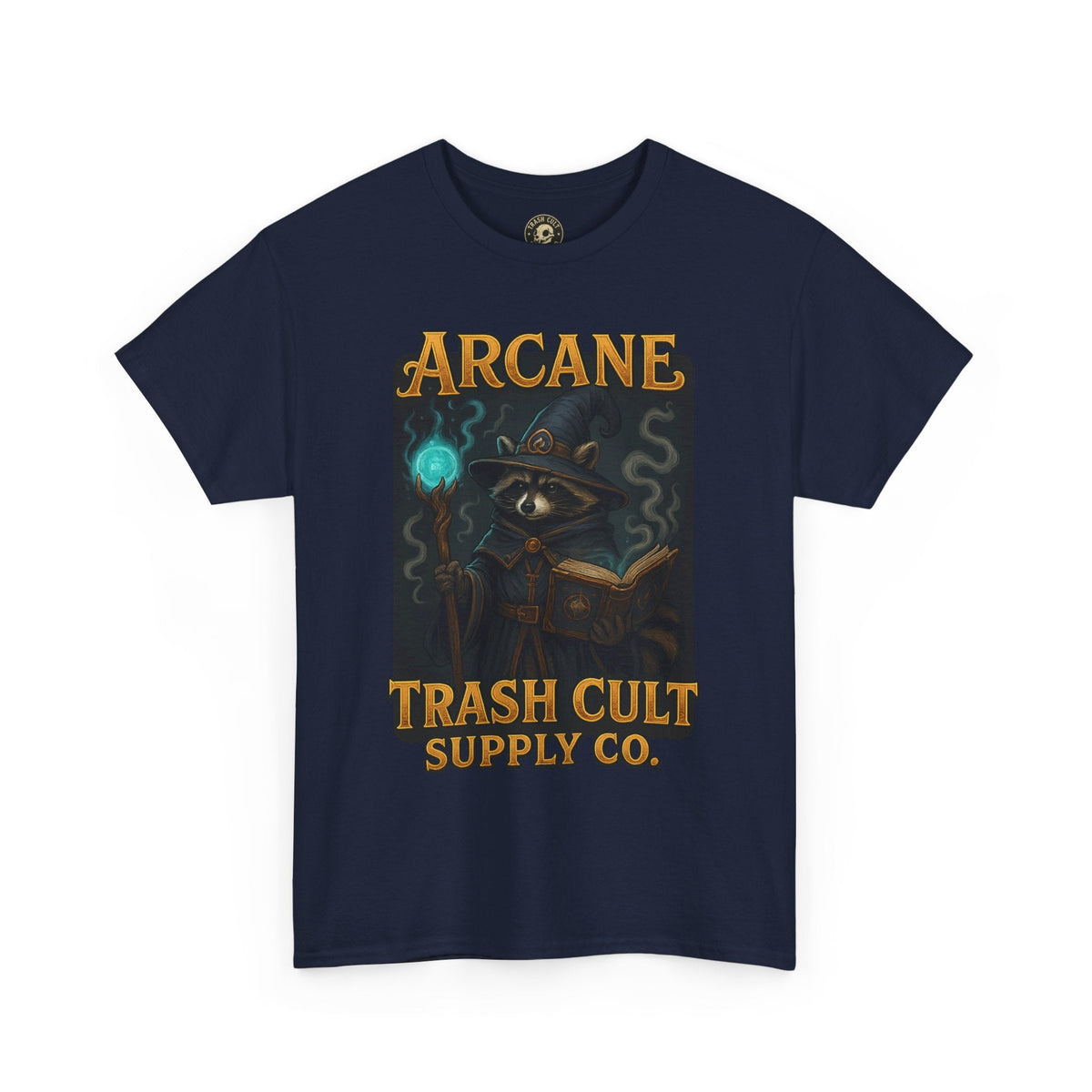 Arcane Trash Cult Unisex Heavy Cotton Tee, Cult Merchandise, Witchy Style, Halloween Tee, Casual Everyday Wear