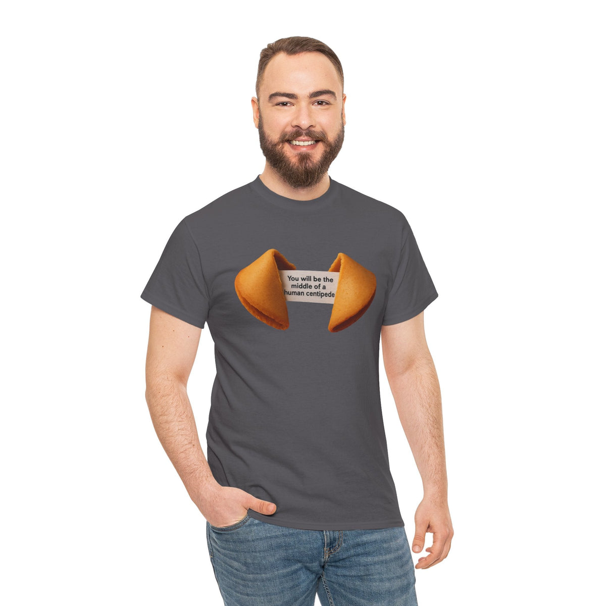 Fortune Cookie Unisex Heavy Cotton Tee - Positive Vibes Shirt