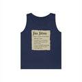 Jiu Jitsu Definition Tank Top | Unisex Heavy Cotton Tank | Martial Arts Apparel, Workout Gear, Fitness Gift, Summer Wear