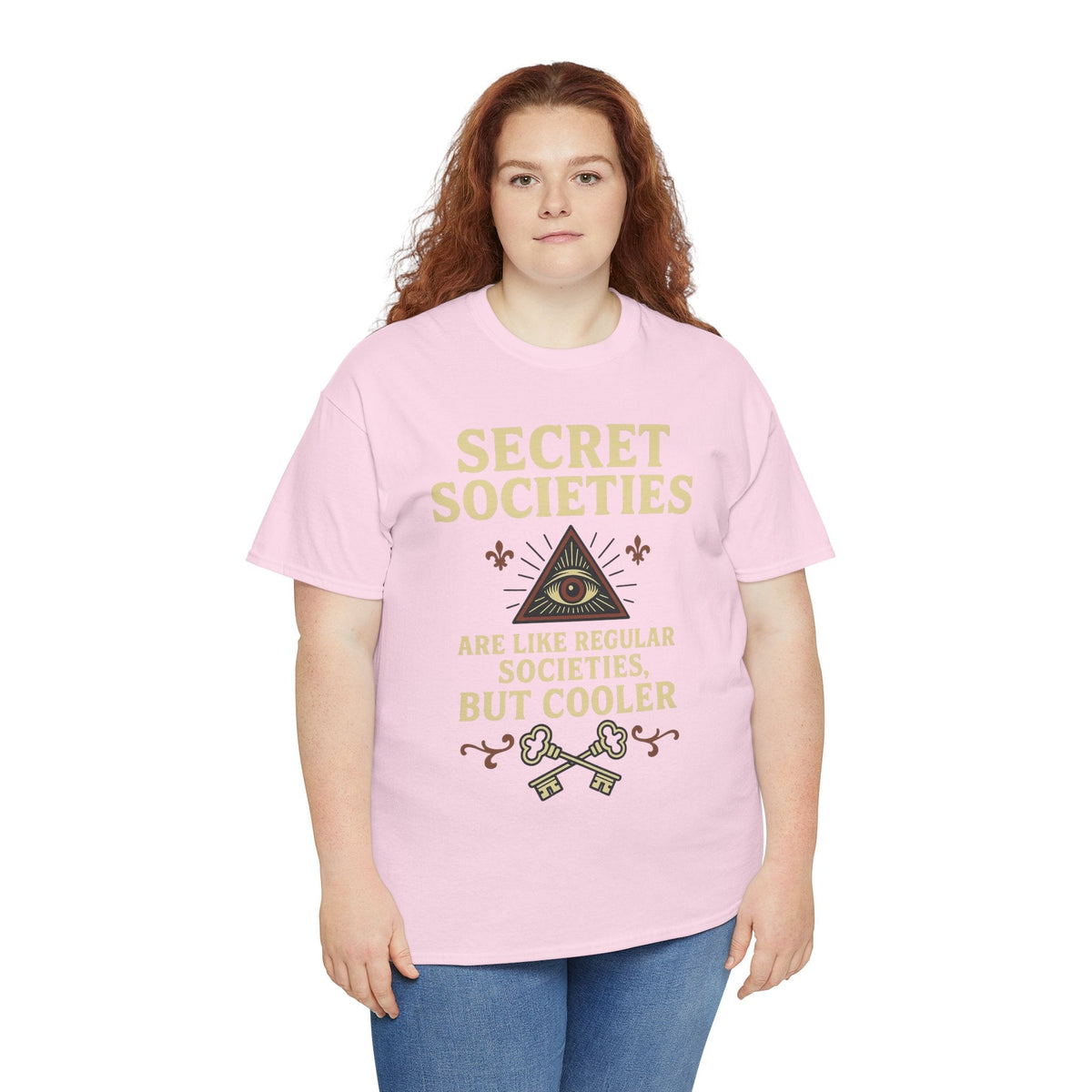 Secret Societies Shirt – Illuminati Eye Graphic Tee – Gildan 5000 Soft Cotton – Trash Cult Vintage Design