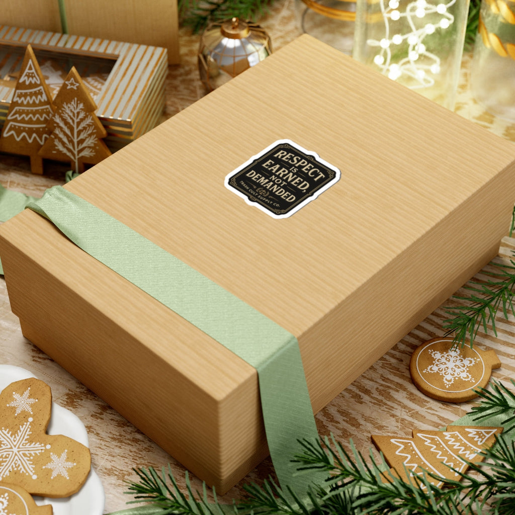 Respect Is Earned, Not Demanded Sticker – Vintage Vigilante | Trash Cult Supply Co.