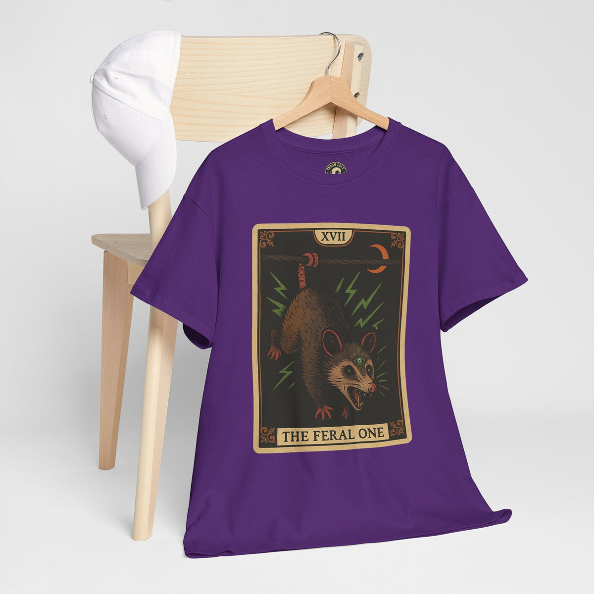 Feral One Graphic Tee - Quirky Unisex T-Shirt, Vintage Inspired, Animal Art, Casual Wear, Gifts for Him/Her