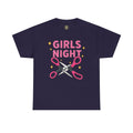 Funny Girls Night Shirt – Lesbian Humor Tee – Pink Scissors Graphic on Gildan 5000
