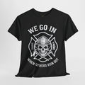 Firefighter Tribute T-Shirt - Bold Design, Heroic Spirit, Unisex Shirt, Gift for Firefighters, Fire Safety Awareness