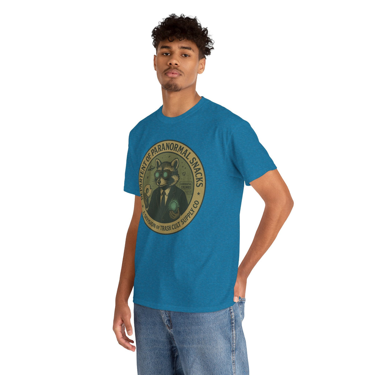Department of Paranormal Snacks Shirt – Trash Cult Supply Co – Vintage Cryptid Division Tee – Gildan 5000
