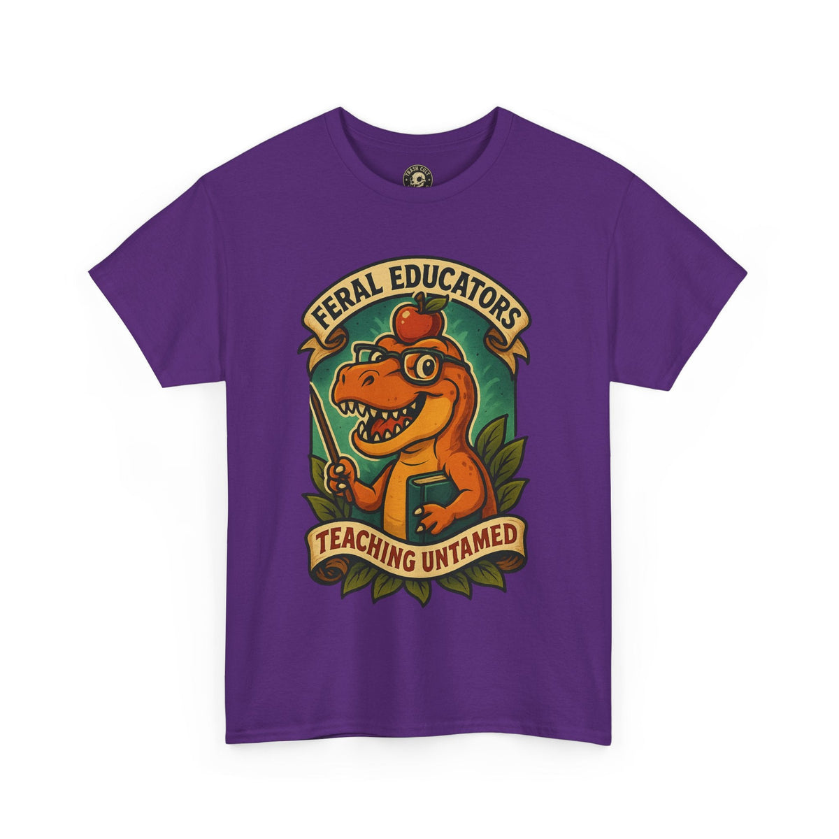Feral Educators Tee, Fun Teacher Shirt, Unisex Cotton Tee, Gift for Educators, Classroom Apparel, Teacher Appreciation Day