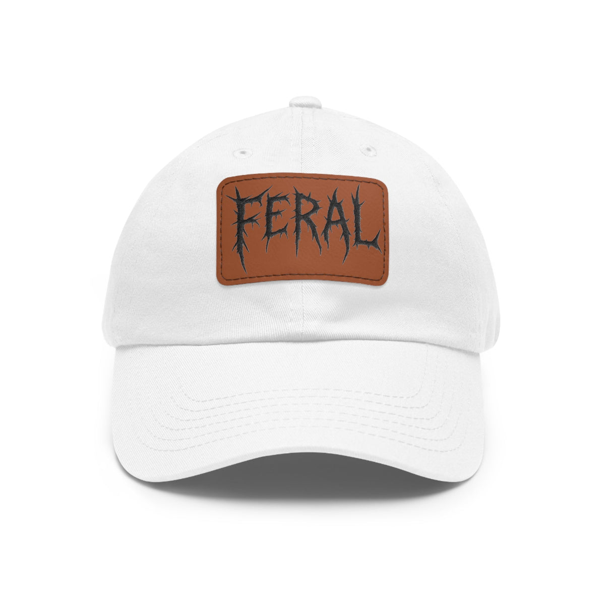 FERAL Embroidered Leather Patch Hat – Trash Cult Supply Co.