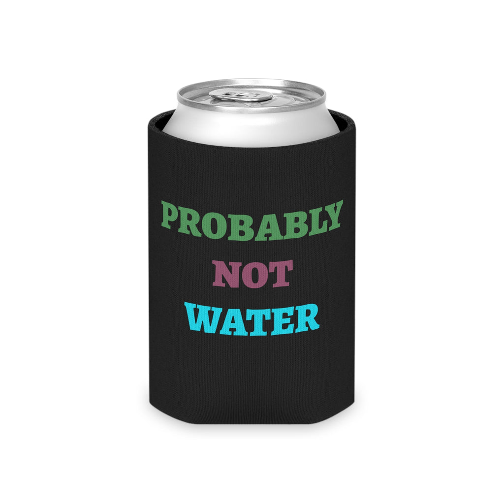 Stay Feral Stay Hydrated Can Cooler – Funny Raccoon Koozie, “Probably Not Water” + “Stay Weird” Slogan
