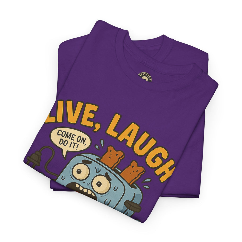 Funny Toaster Bath Tee, Humorous Unisex Shirt, Gift for Friends, Lightweight Cotton Tee, Birthday Party Outfit