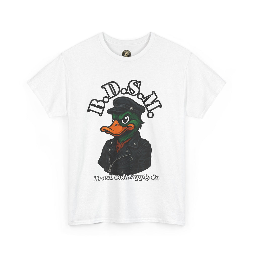 BDSM Mallard Duck Biker Shirt – Funny Biker Duck Tee on Gildan 5000