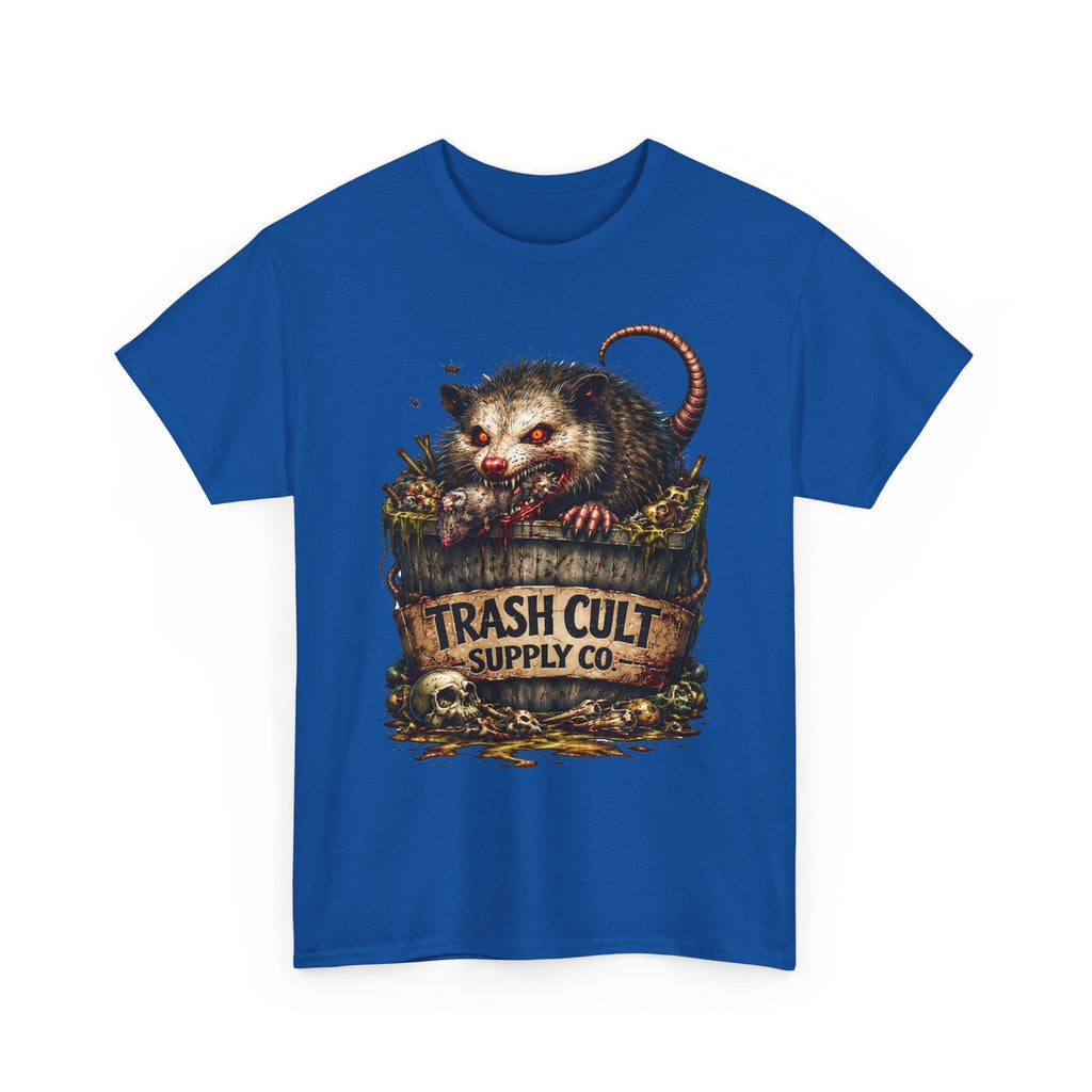 Opossum Trash Cult Tee — Vintage Grunge Wildlife Graphic T-Shirt