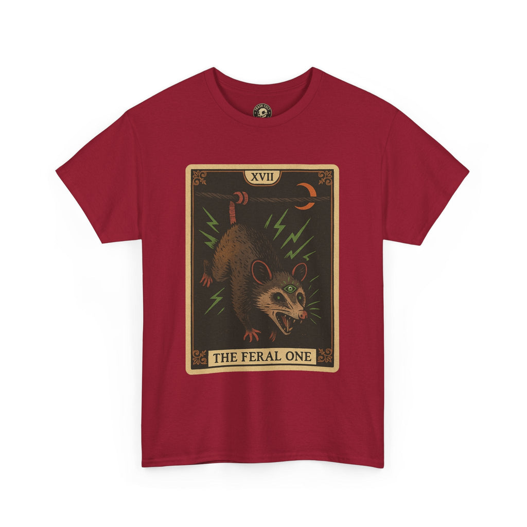 Feral One Graphic Tee - Quirky Unisex T-Shirt, Vintage Inspired, Animal Art, Casual Wear, Gifts for Him/Her
