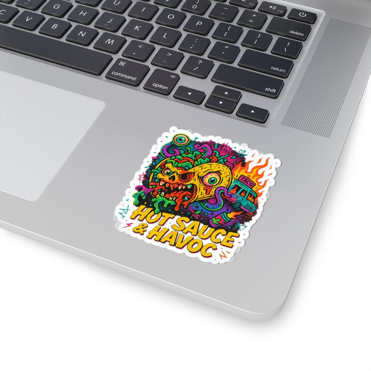 Hot Sauce & Havoc – Limited Edition Kiss Cut Sticker | Illuminasty Drop