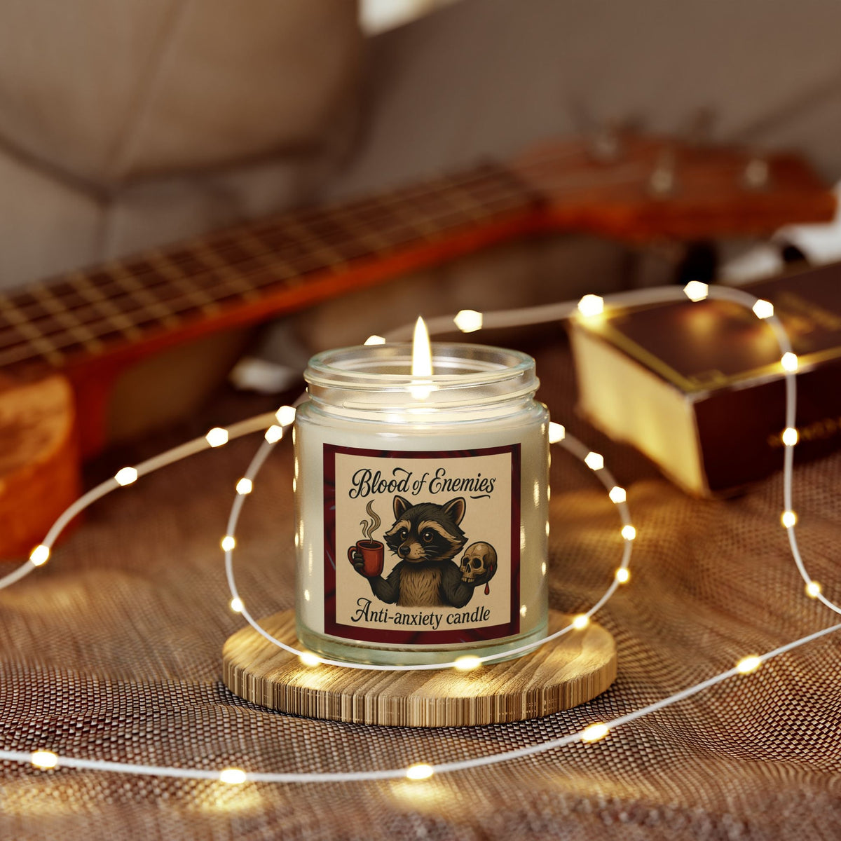 Scented Anti-Anxiety Candle | Coconut Apricot Wax | Relaxation & Self-Care | Gift for Friends & Family, Mindfulness, Meditation, Home Decor