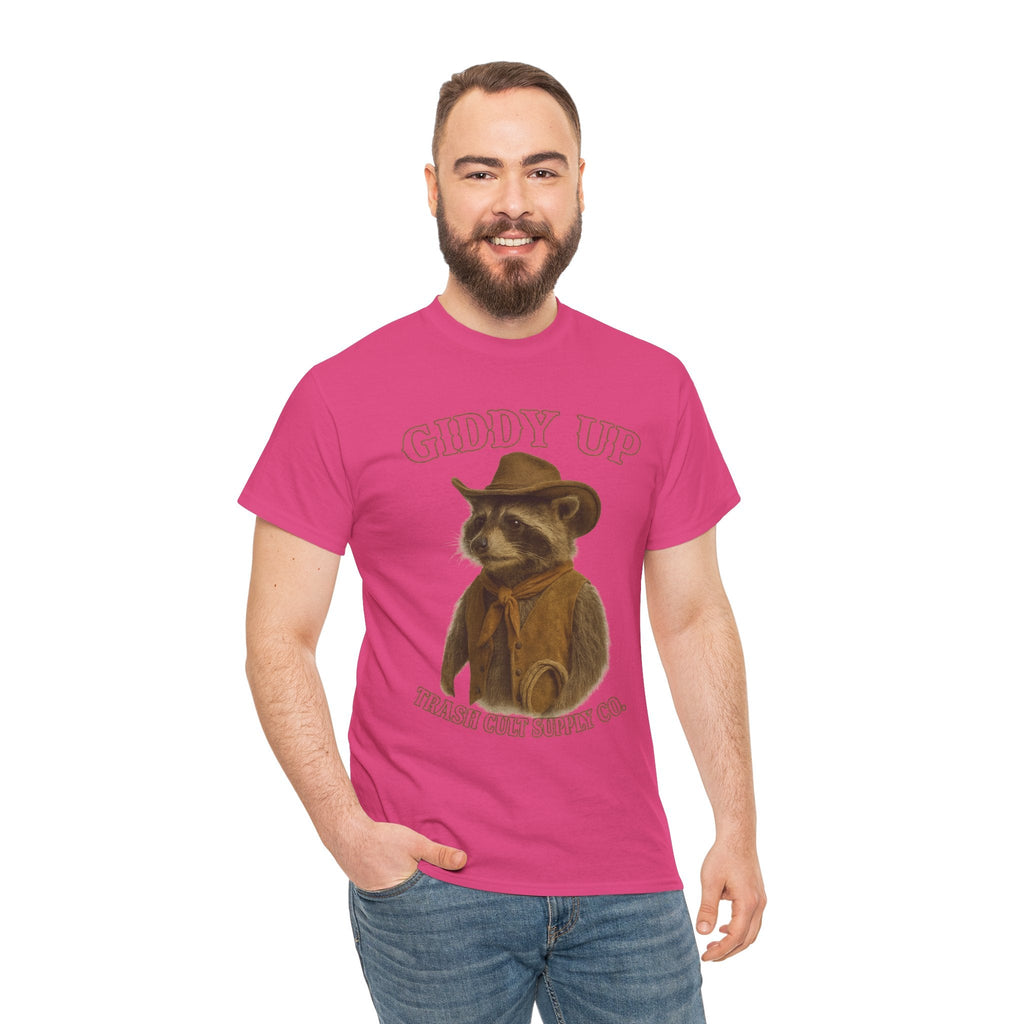 Giddy Up Graphic Tee, Funny Tee, Unisex Cowboy Shirt, Casual Wear, Gift for Him/Her