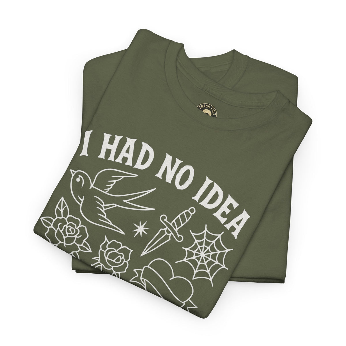 I Had No Idea These Tattoos Were Permanent Shirt – Funny Tattoo Flash Tee – Gildan 5000