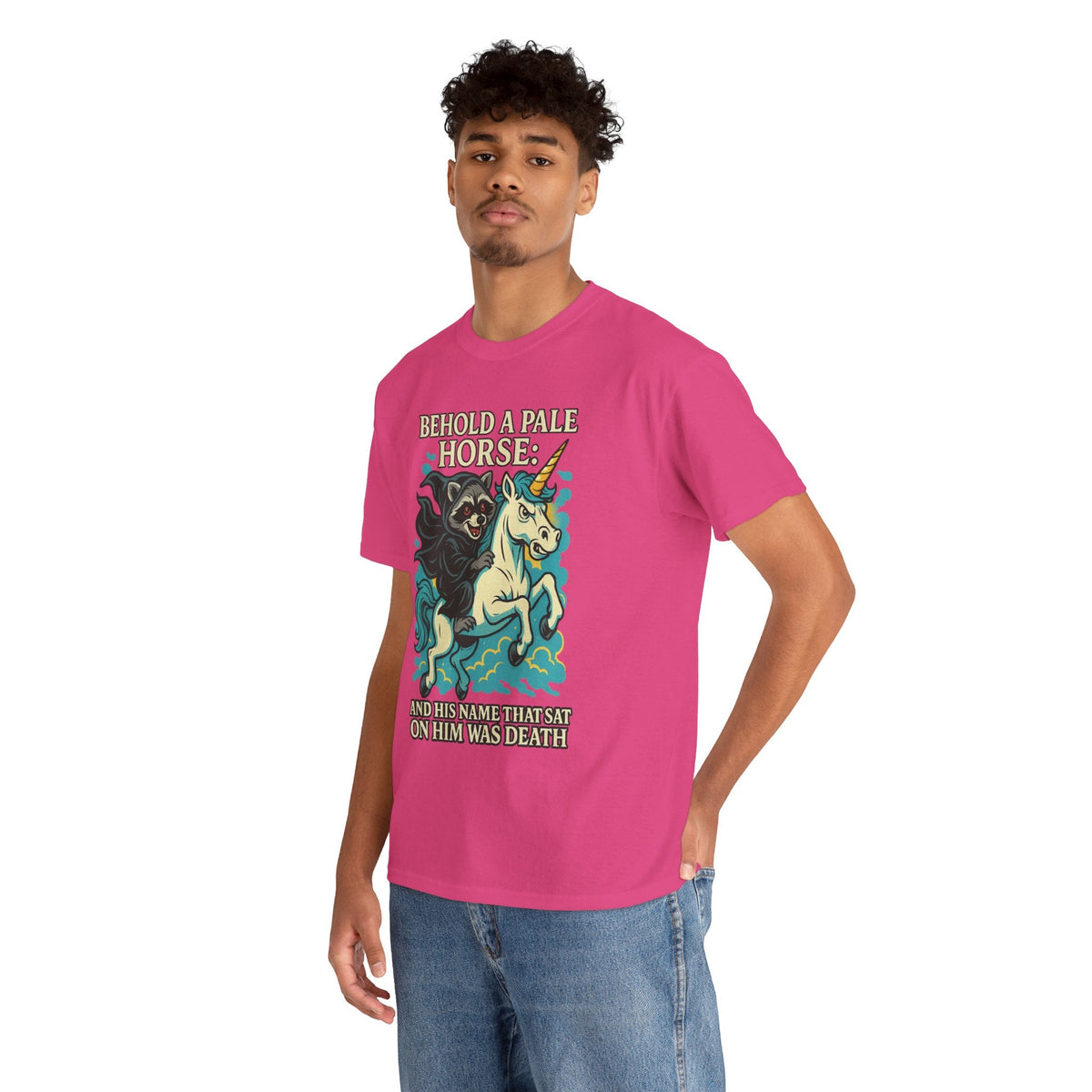 Behold a Pale Horse – Raccoon of Death Shirt | Gildan 5000 Unisex Tee