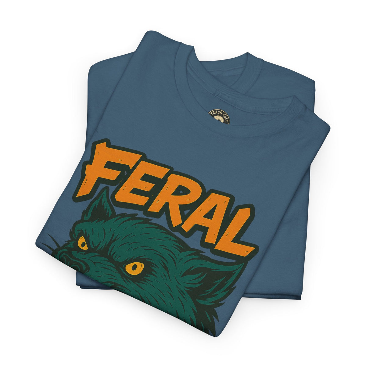 FERAL Wolverine Shirt – Trash Cult Graffiti Tee (Gildan 5000)