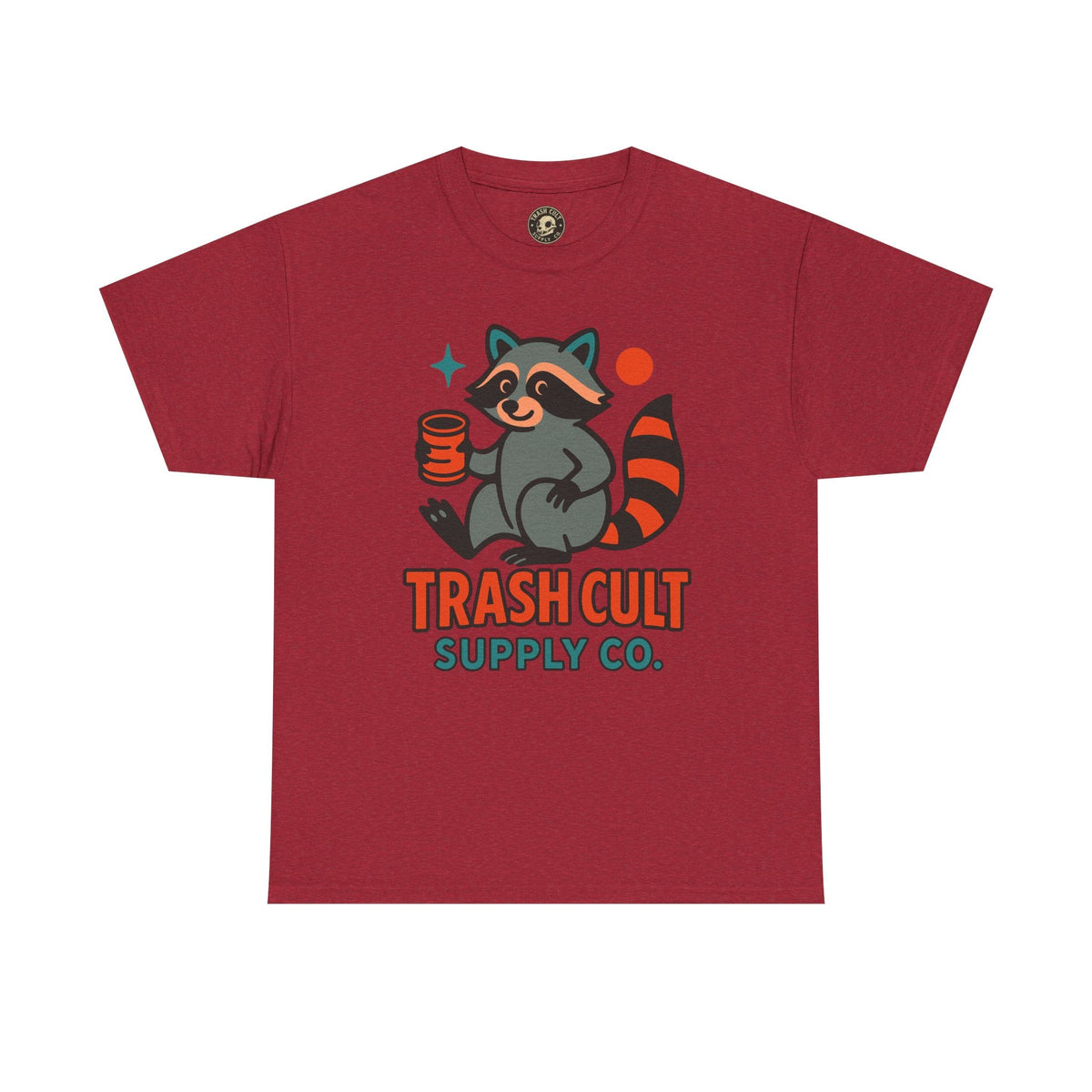 Trash Cult Supply Co. Unisex Heavy Cotton Tee, Eco-Friendly Tee, Gift for Raccoon Lovers, Cute Graphic T-Shirt, Trendy Streetwear, [...]