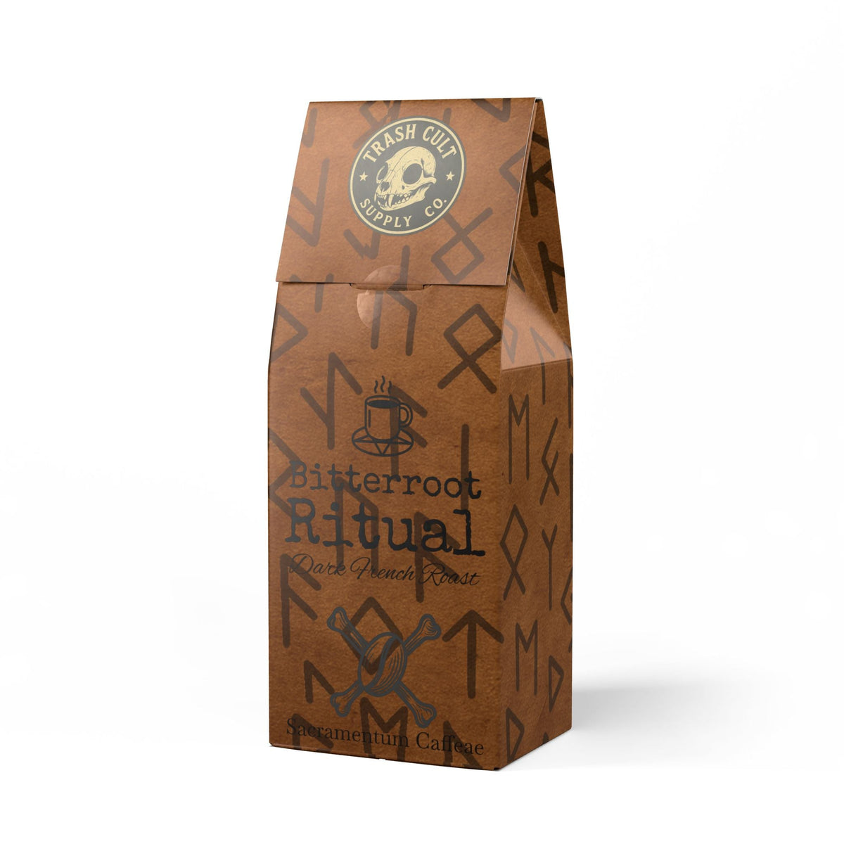 ☠️ Bitterroot Ritual – Dark French Roast Coffee (12oz)